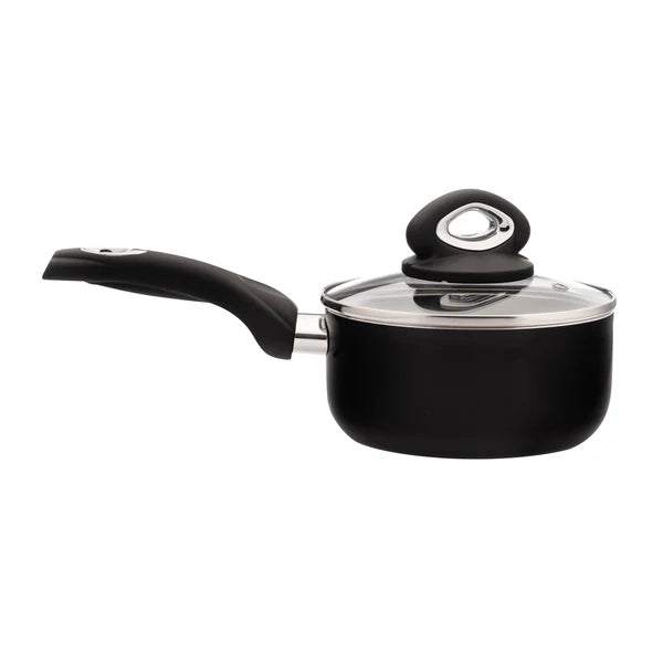 Sauce Pan & Glass Lid 16cm