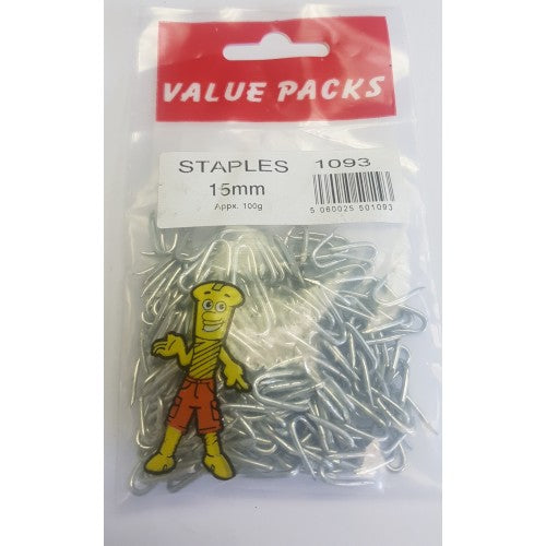 Netting Staples 15mm