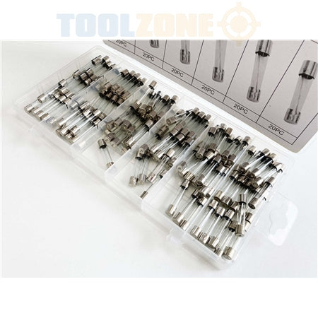 Glass Fuse Assortment Box 120pc
