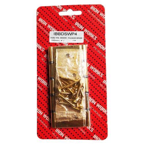 DSW Solid Brass Butt Hinge 4"