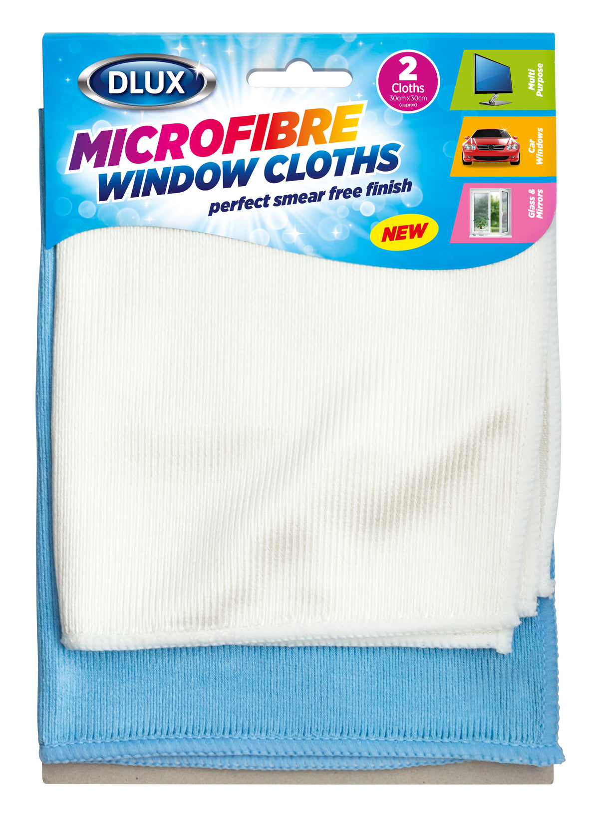 Window Attach Cloth Microfibre Window Cloths 2pc — JMart Warehouse