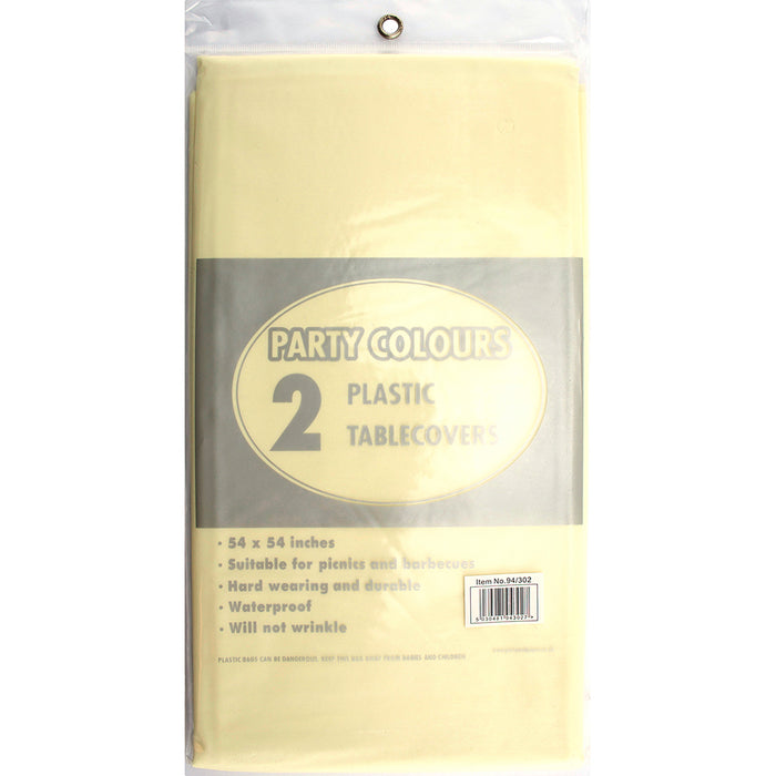 Table Covers Ivory 54" X 54" 2pc