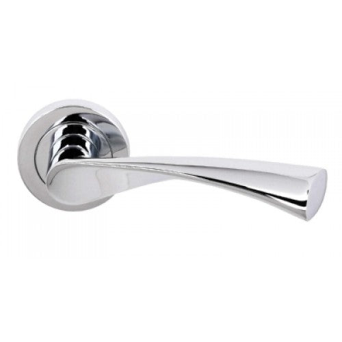 Door Handle Indiana Round Rose