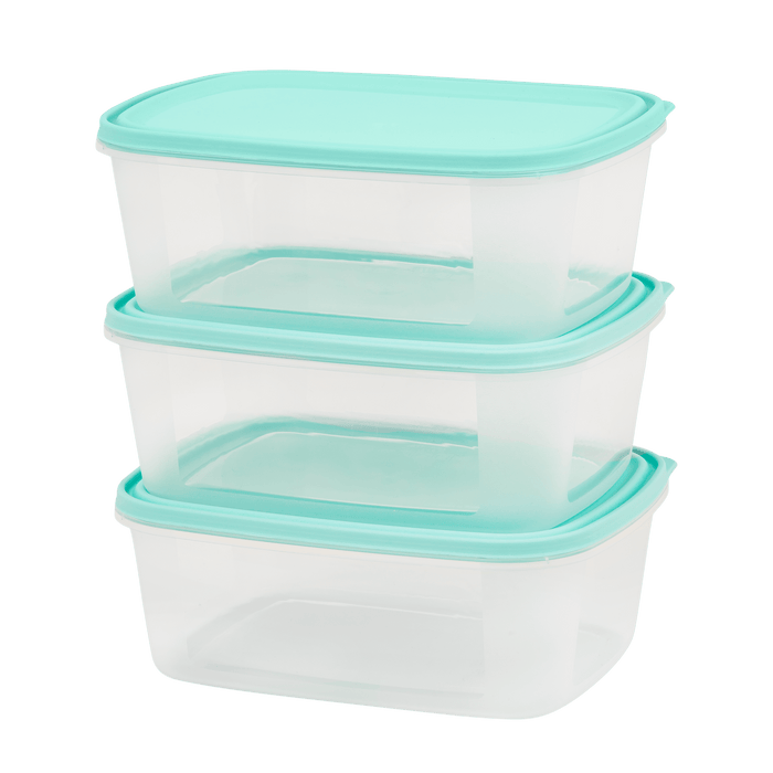 Food Box & Lid Clear 2L 3pc