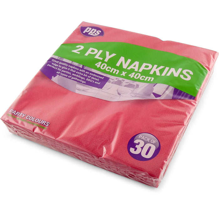 Red Napkin 40cm 30pc