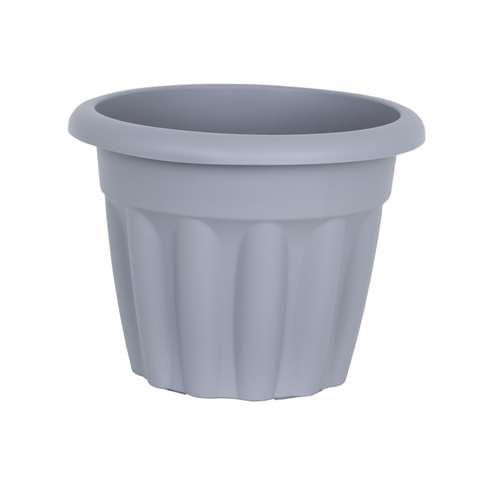 Vista 33cm Round Planter Grey
