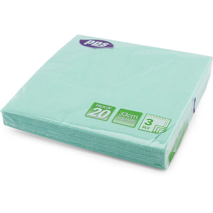 Light Green Napkin 33cm 20pc