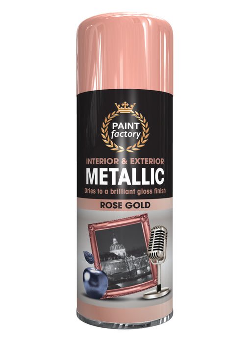 Spray Paint Metallic Rose Gold 400ml