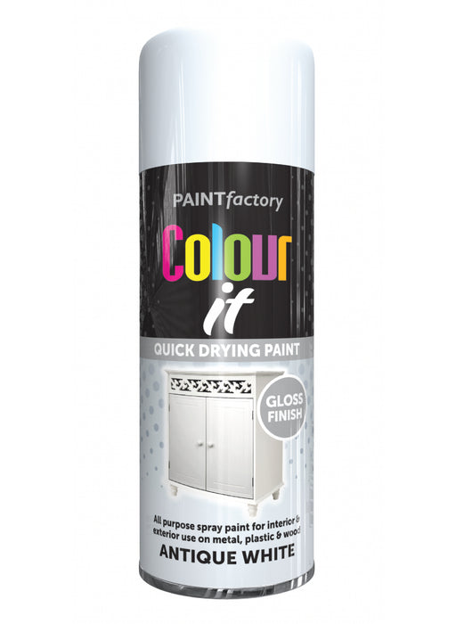 Spray Paint Gloss Antique White 400ml