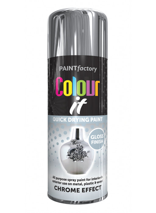 Spray Paint Gloss Chrome Effect