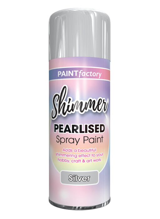 Spray Paint Pearlized Silver 400mll