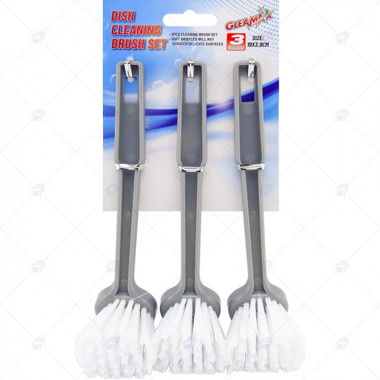 Plastic Dish Brush 3pc