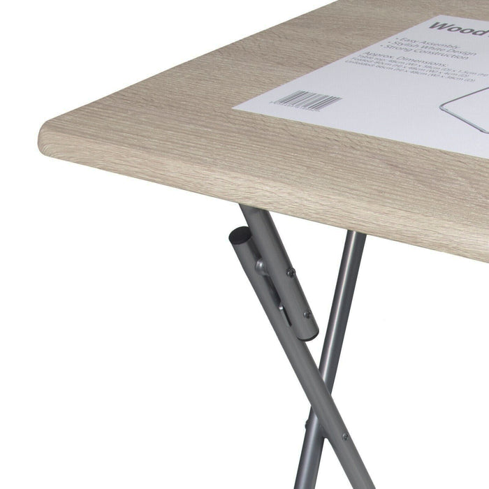 Wood Effect Folding Table - Extra Large