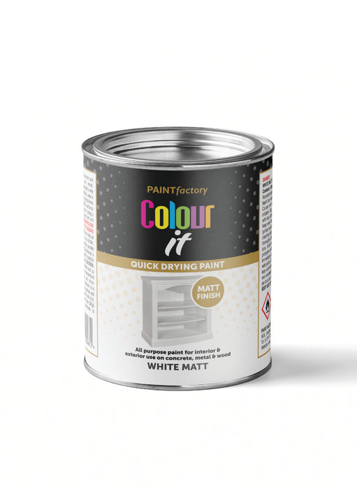 Paint Tin Matt White 300ml