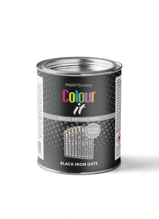 Paint Tin Black Iron 300ml