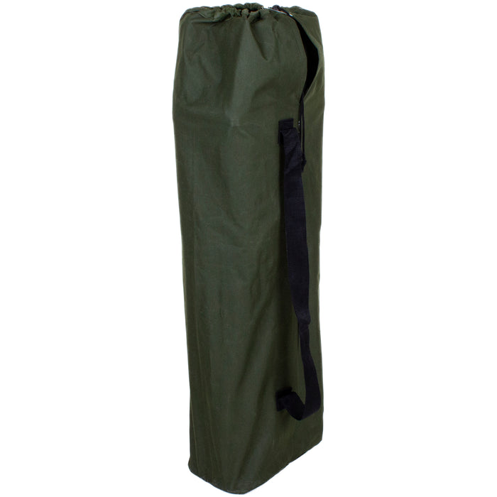 Green Folding Camping Bed