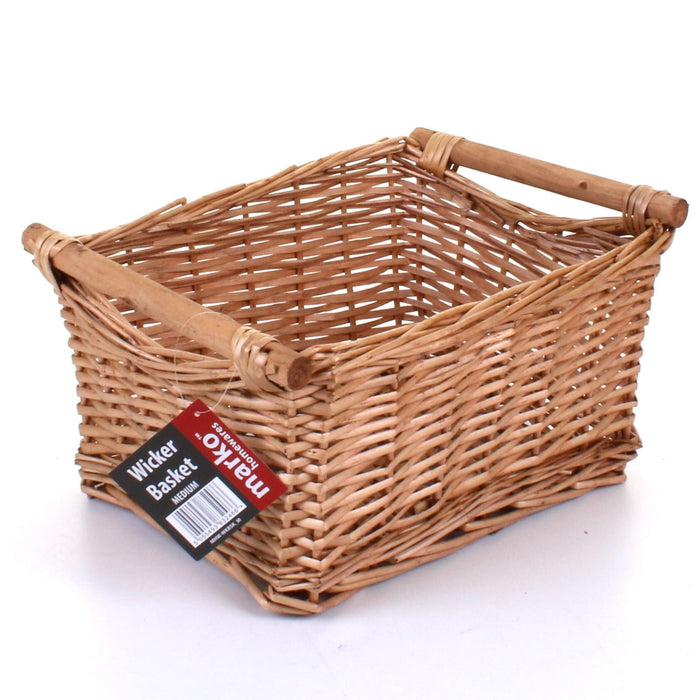 Natural Wicker Traditional Storage Baskets