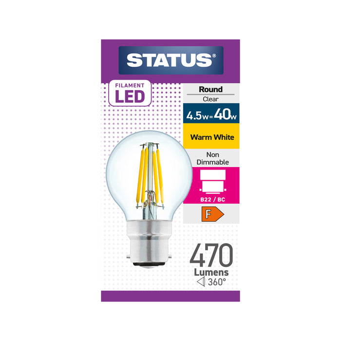LED Filament Light Bulb BC 4w = 40w