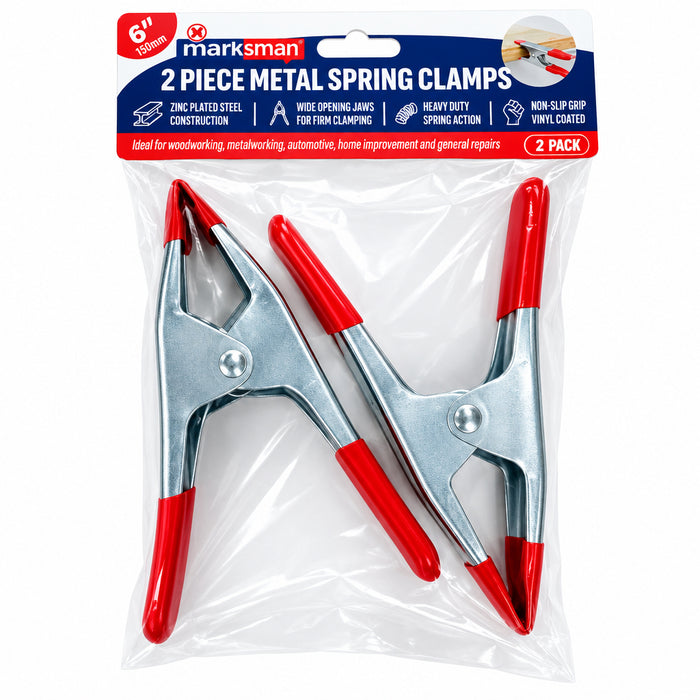 2pc metal spring clamps