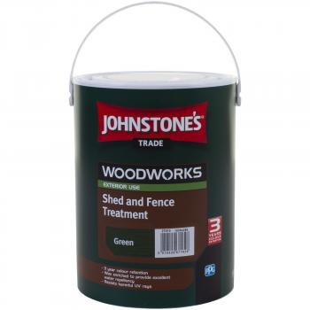 Johnstone's Woodworks Shed & Fence Paint - Green 5L