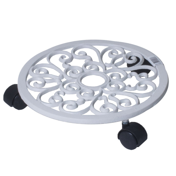 Rustic Pot Mover - Ivory