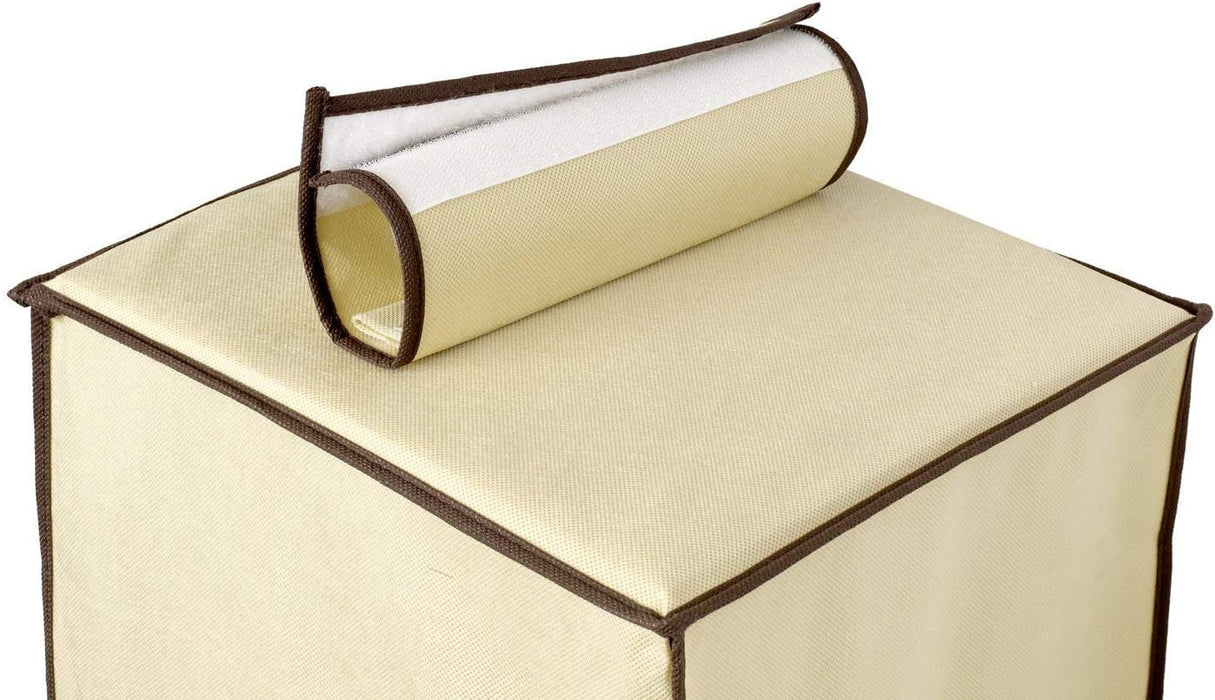 5 Tier Beige Hanging Storage Organiser