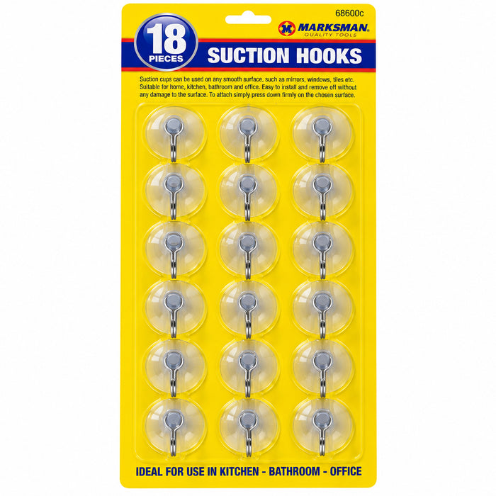 18pc suction hooks