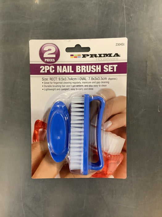 2pc nail brush set
