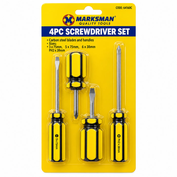 4pc screwdriver set