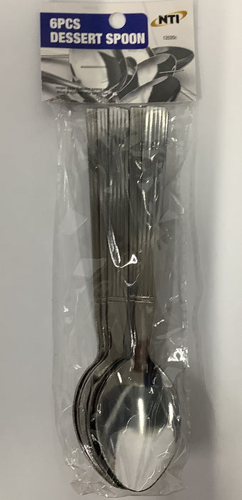 6pc dessert spoon set