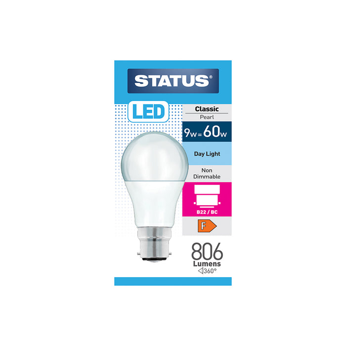 LED Light Bulb BC 9w = 60w