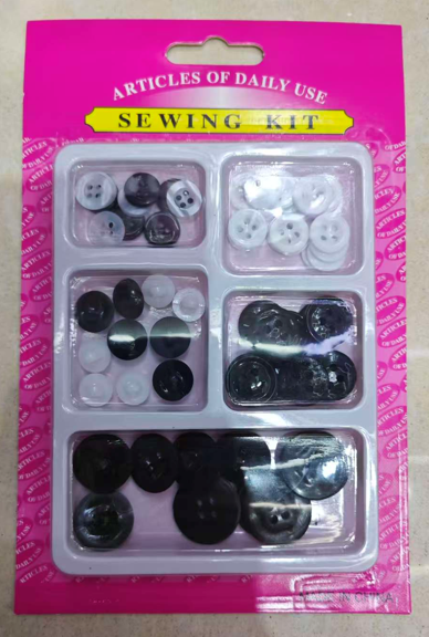 Buttons Set Black & White