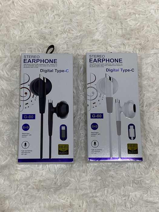 Type C Earphones G-80