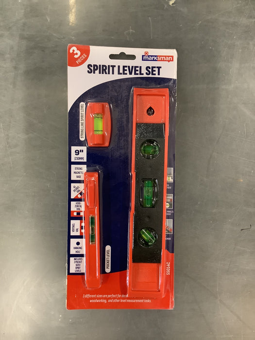 3pc spirit level set