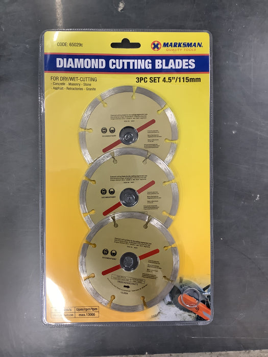 3pc set diamond cutting blade set
