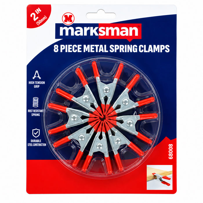 8pc meatal spring clamps