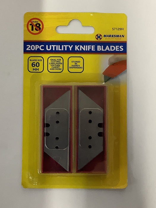 20pc utility Knife blades