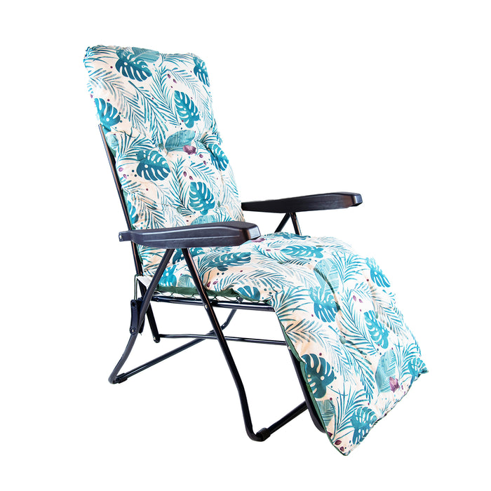 Sun Lounger - Tropical Leaves