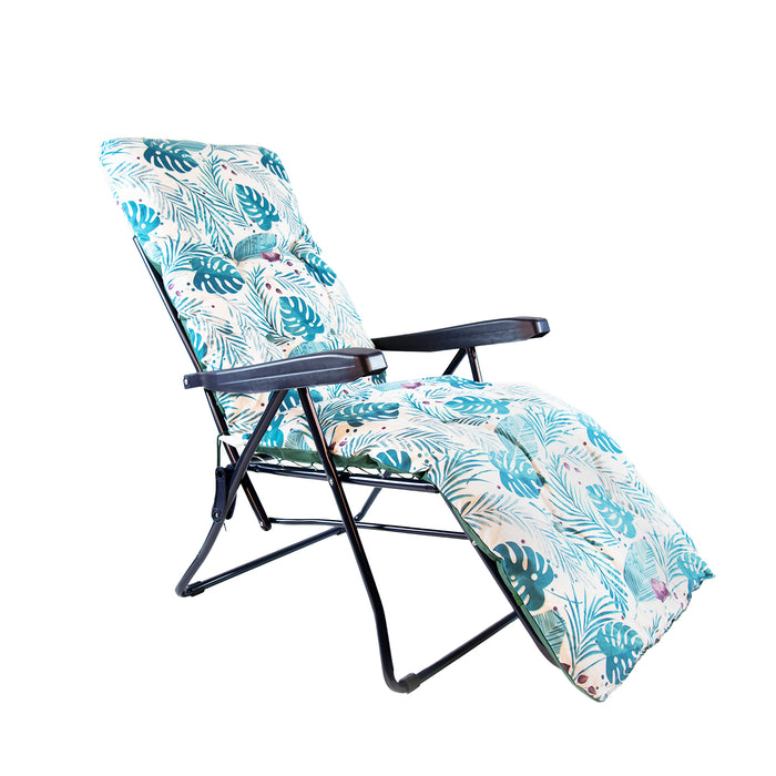 Sun Lounger - Tropical Leaves