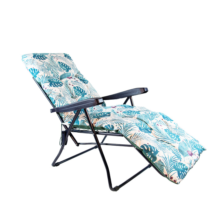 Sun Lounger - Tropical Leaves