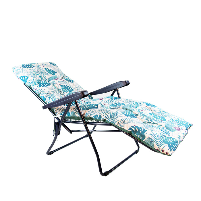 Sun Lounger - Tropical Leaves
