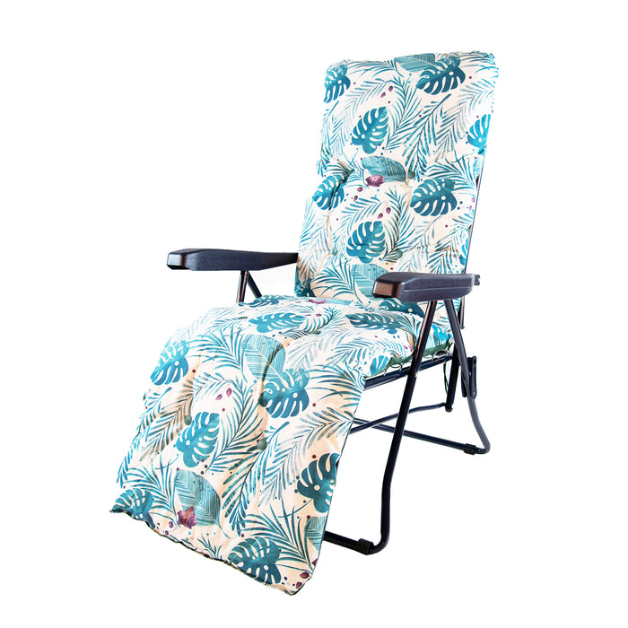 Sun Lounger - Tropical Leaves