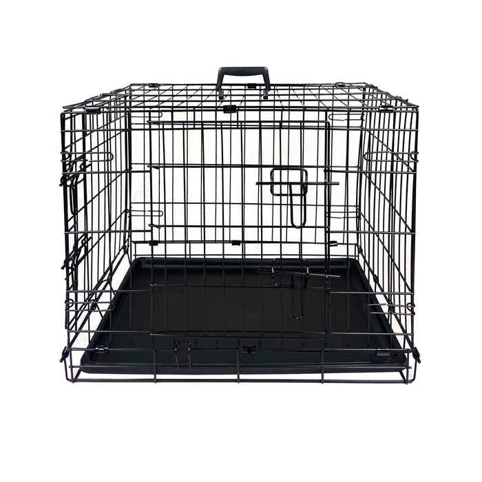 24" Metal 2 Door Pet Crate