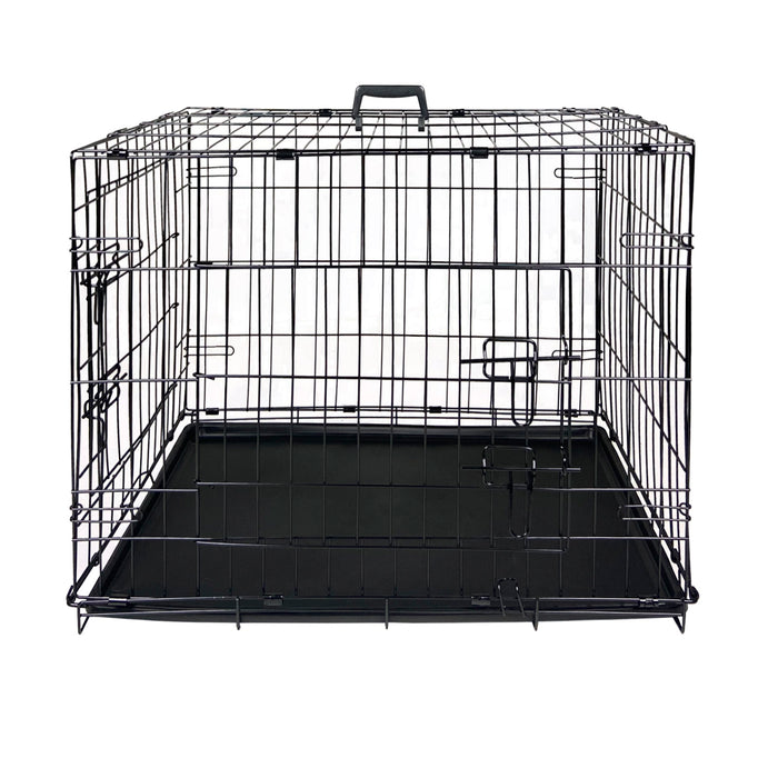 30" Metal 2 Door Pet Crate