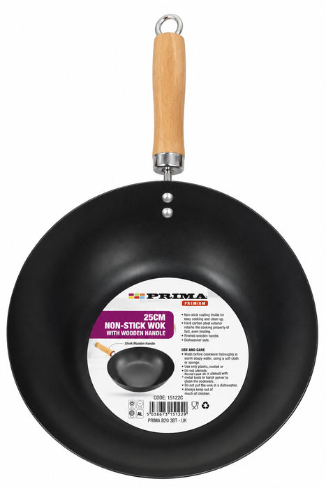 25cm non stick wok