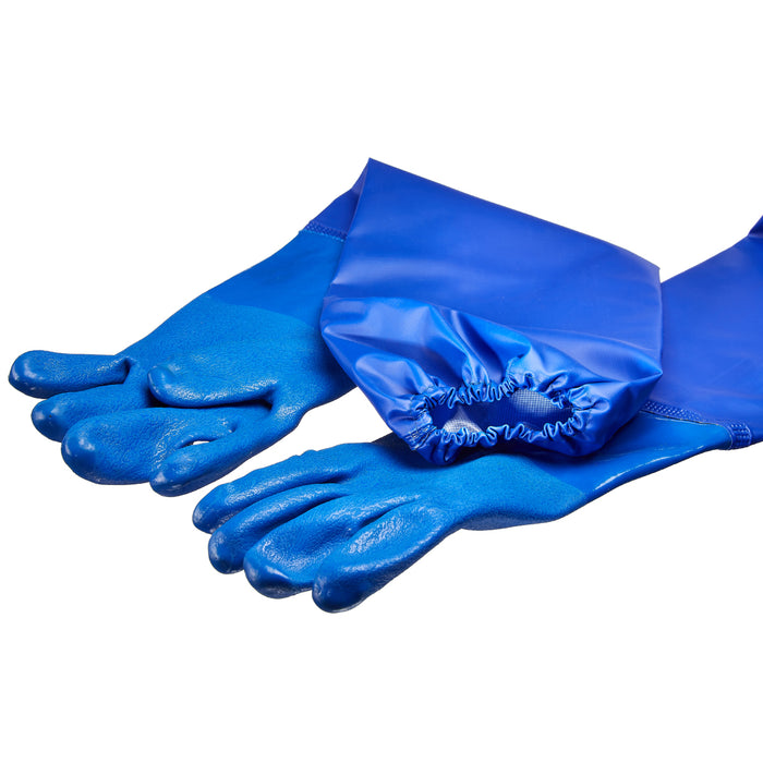 Long PVC Drain Gloves, Extra Large