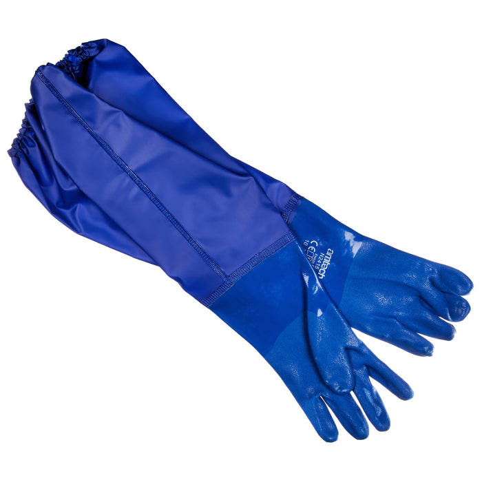 Long PVC Drain Gloves, Extra Large