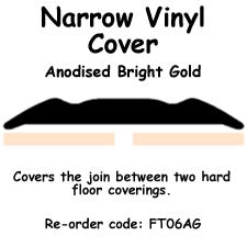 Flooring Trim Vinyl cover gold