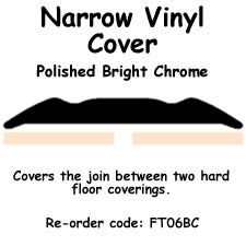 Flooring Trim Vinyl cover chrome