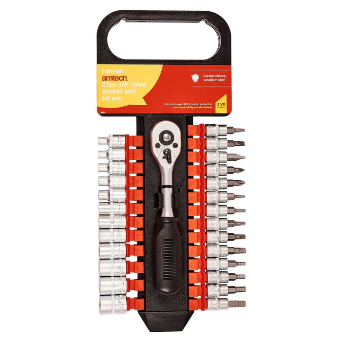 Drive Socket & Bit Set 27pc